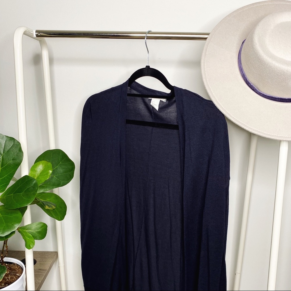 H&M • Navy Blue Cardigan